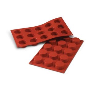 SF027 - PETIT-FOURS 40H 20MM  STAMPO SILICONE 15PZ.