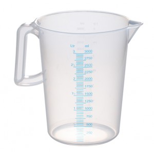 MISURA GRADUATA LT.3 IN PLASTI CA IMPUGNATURA CHIUSA