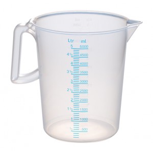 MISURA GRADUATA LT.5 IN PLASTI CA IMPUGNATURA CHIUSA