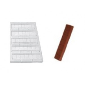 STAMPO TORRONE MM.154X38 X CIOCCOLATO  C.CA 120 gr.