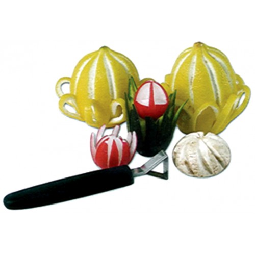 DECORA VERDURE TRIANGOLARE  INOX