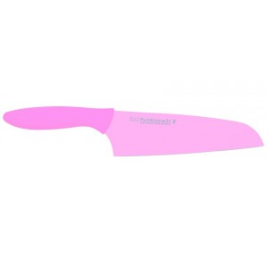 COLTELLO KOMACHI 2 SANTOKU  CM.17 ROSA