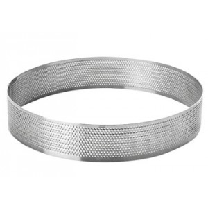 FASCIA FORATA TONDA INOX CM.7H2  L