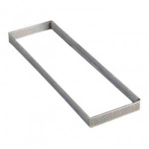 FASCIA FORATAINOX RETTANGOLARE CM.8X28XH2  L