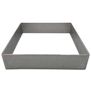 FASCIA INOX FORATA CM.19X19XH3,5 PAVONI