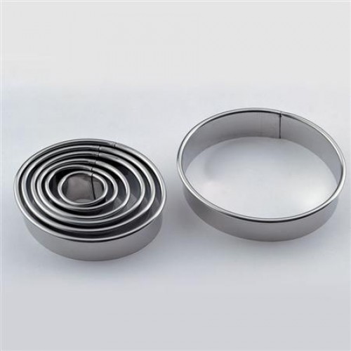 SERIE TAGLIAPASTE OVALE LISC.6 PZ.