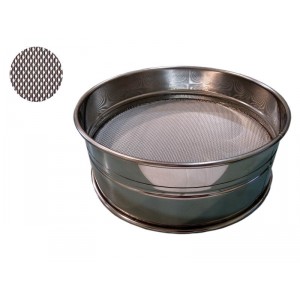 SETACCIO INOX  CM.36 PESANTE  PER GRANELLA