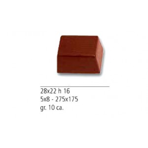 PLACCA QUADRATO PER CIOCCOLATI NI