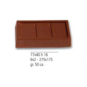STAMPO TORRONE mm.76X40 X CIOCCOLATO  C.CA 50 gr