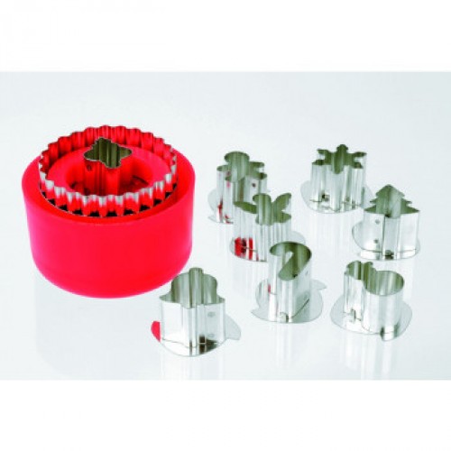 TAGLIAPASTE NATALE C/ESPULSORE  6 PZ.