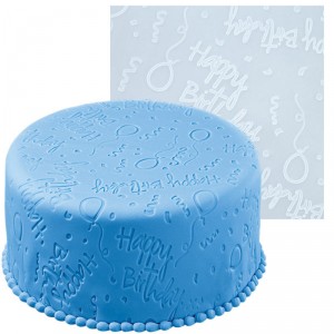 TAPPETINO HAPPY BIRTHDAY PER  FONDANT