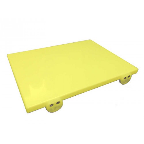 TAGLIERE CM.50X30XH2  GIALLO  POLIETILENE