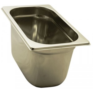VASCHETTA 265X162H150 GAST.1/4  INOX